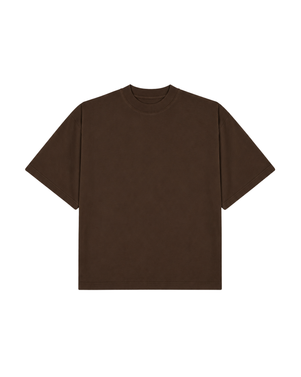 Boxy Fit Premium T-Shirt - Kahverengi