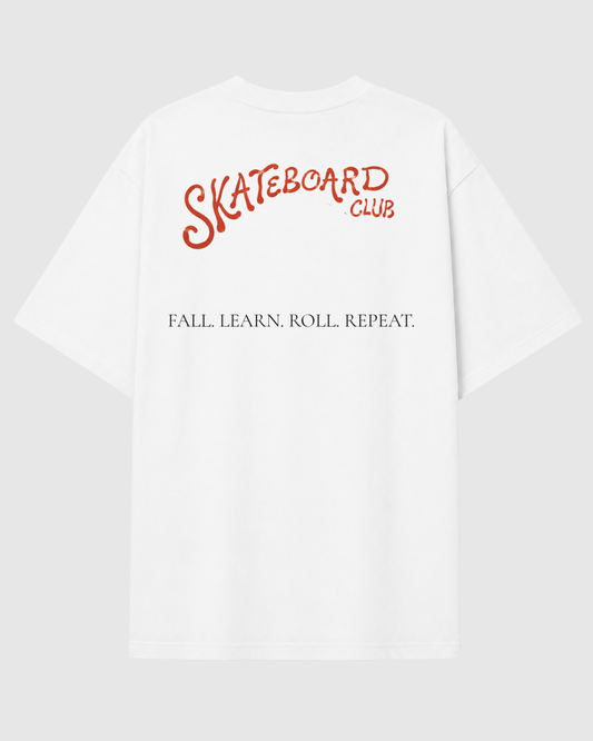 Skateboard Club Yakala Tee - White