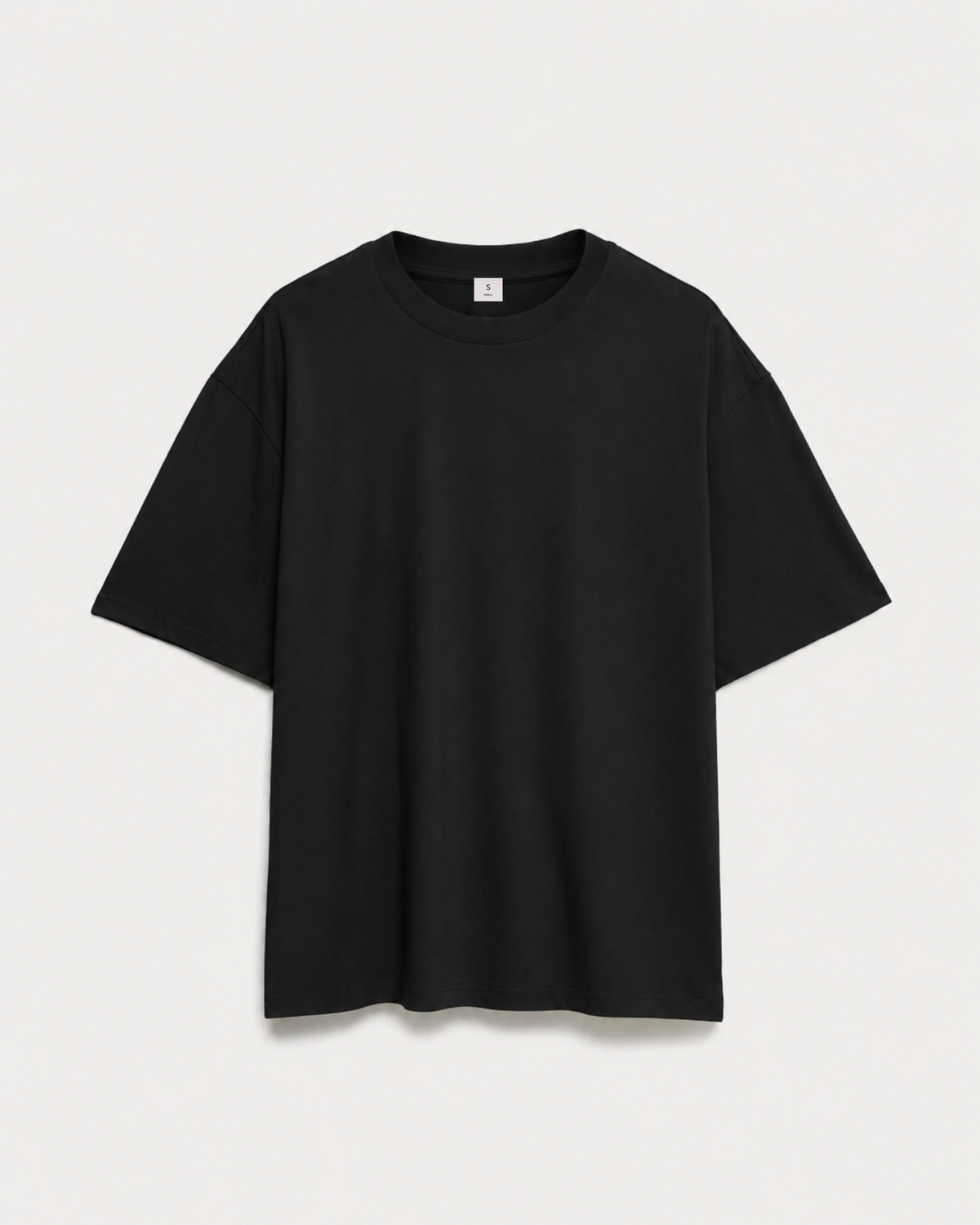 Pamuklu Oversized T-shirt - Siyah