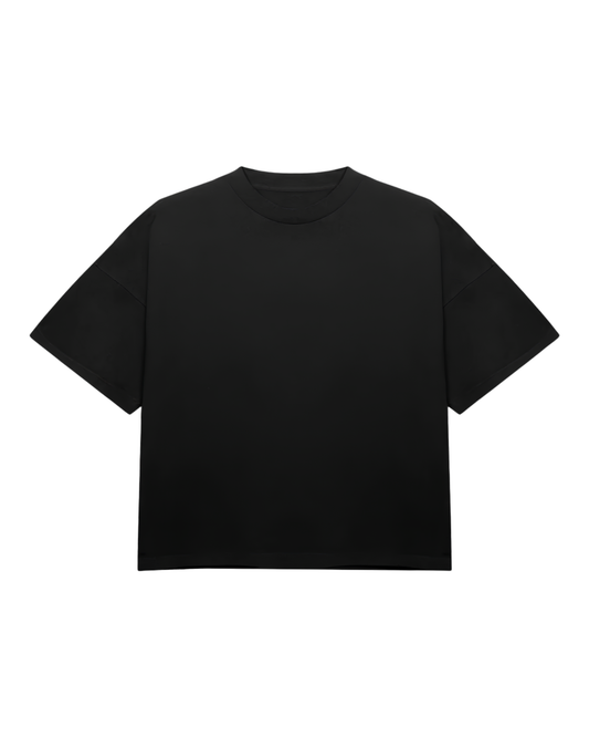 Boxy Fit Premium T-Shirt - Siyah
