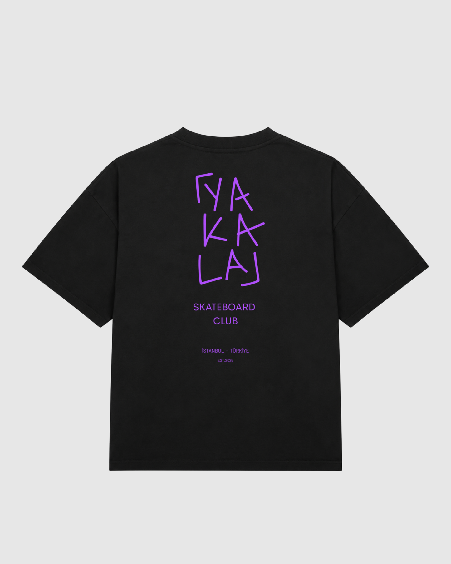 Yakala Club Boxy Tee - Black
