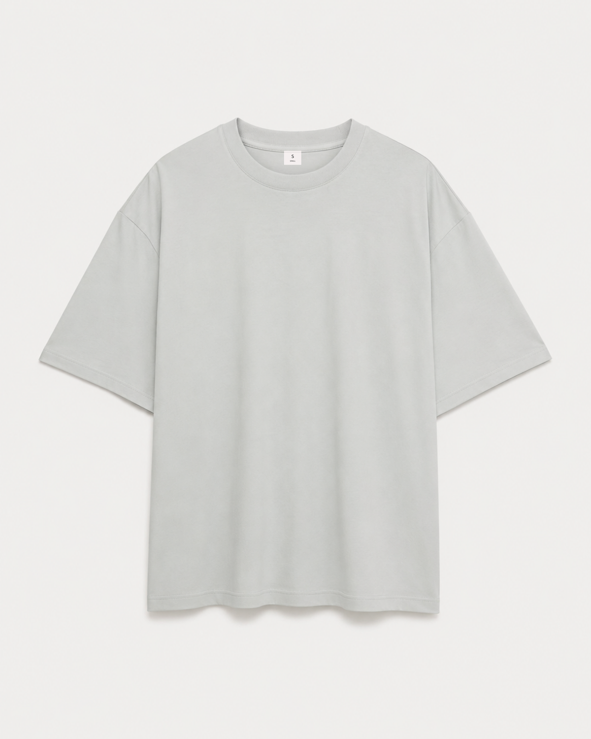 Pamuklu Oversized T-shirt - Benetton Gri