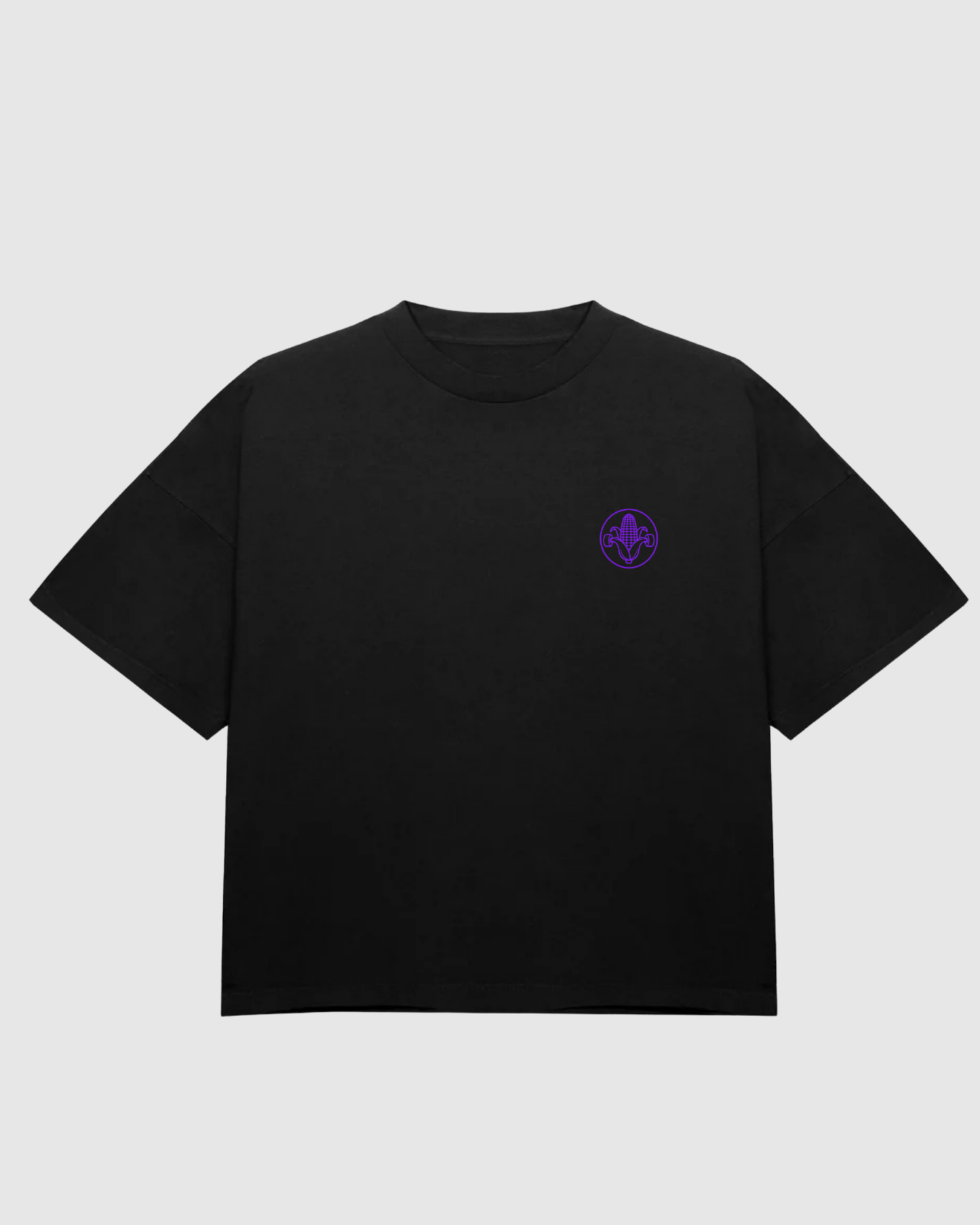 Yakala Club Boxy Tee - Black