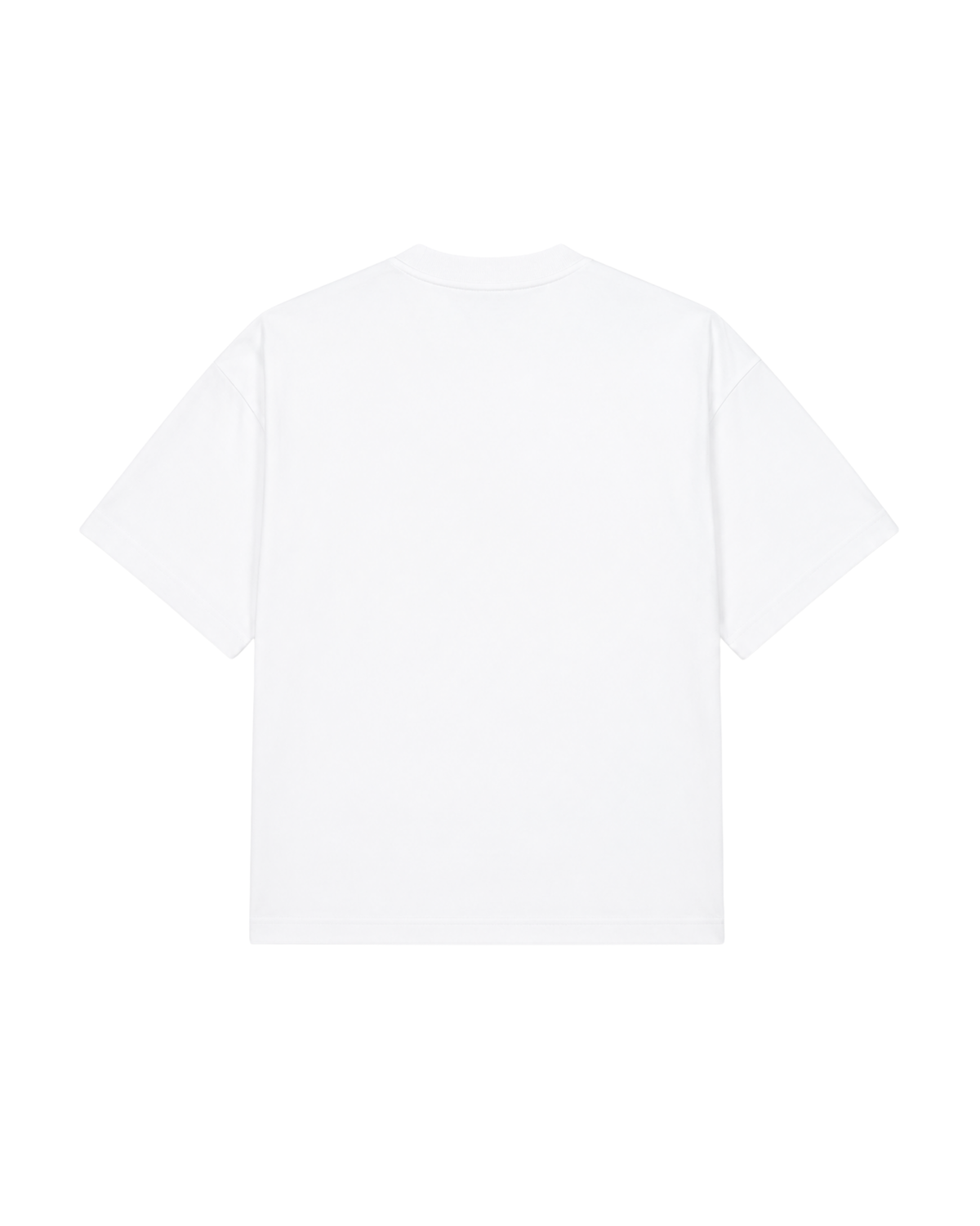 Boxy Fit Premium T-Shirt -Beyaz