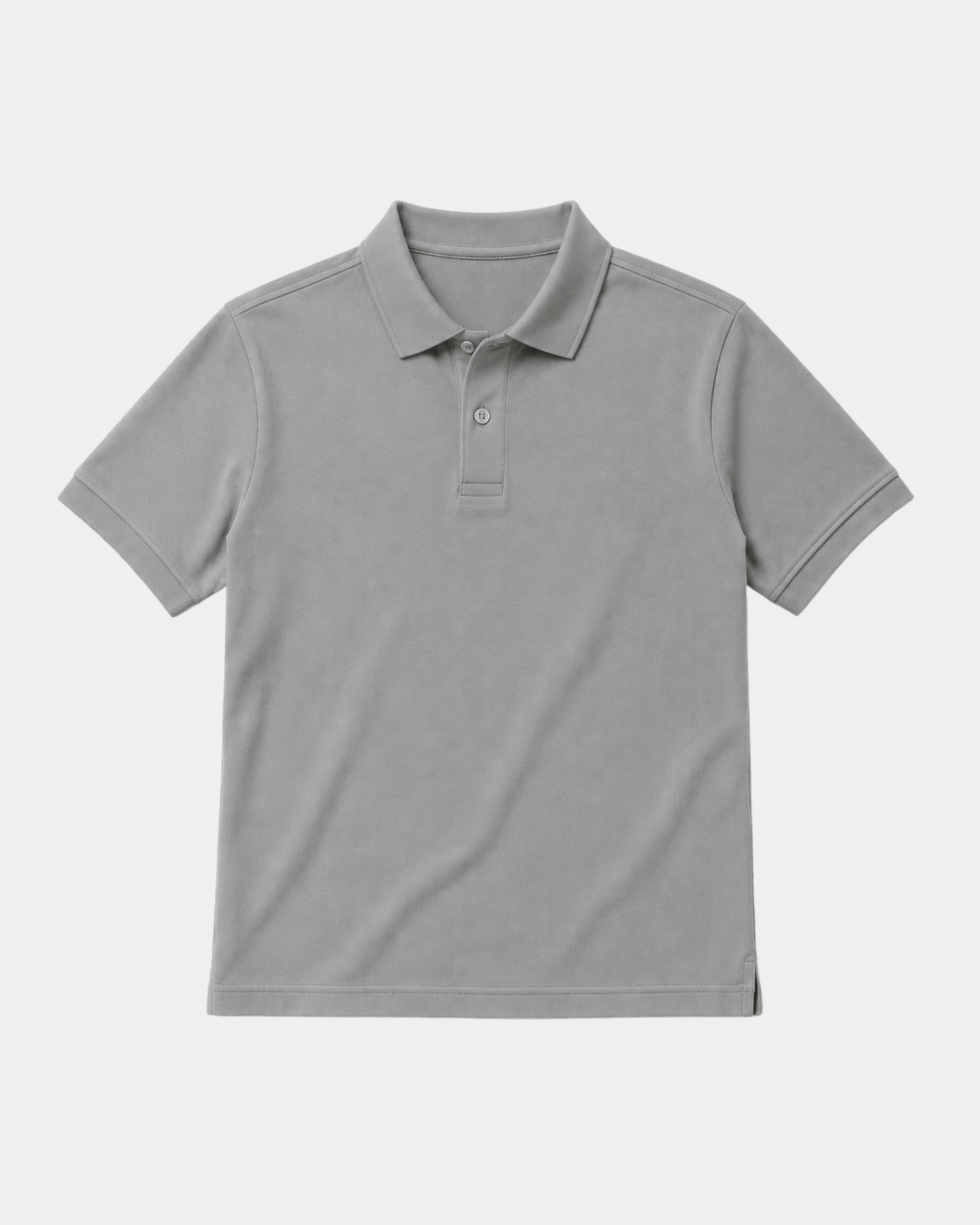 Short Fit Basic Polo T-Shirt - Benetton grey