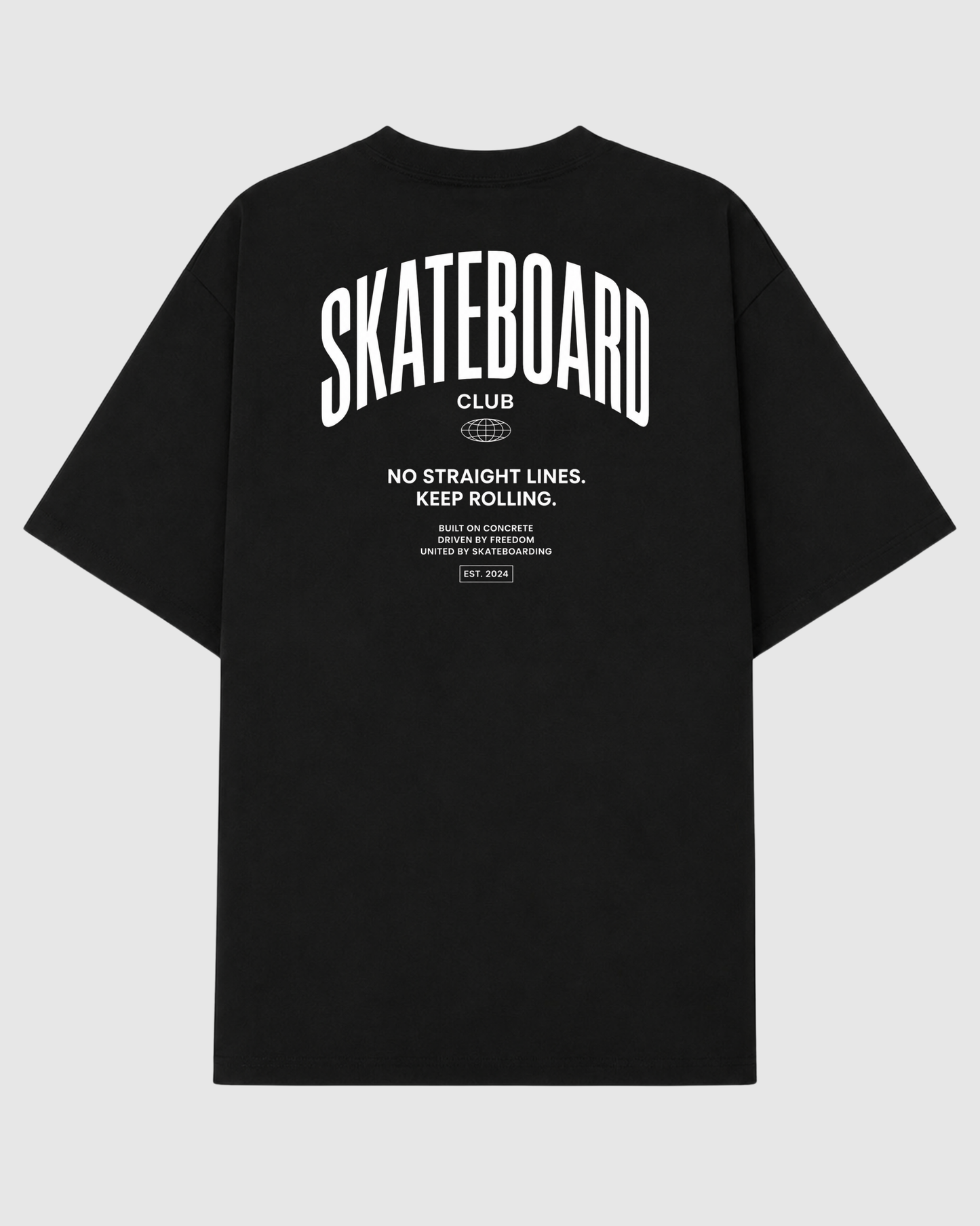 Skateboard Club Tee - Black